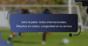 Sami Al-Jaber: Goles internacionales, Éxitos en clubes, Longevidad en la carrera